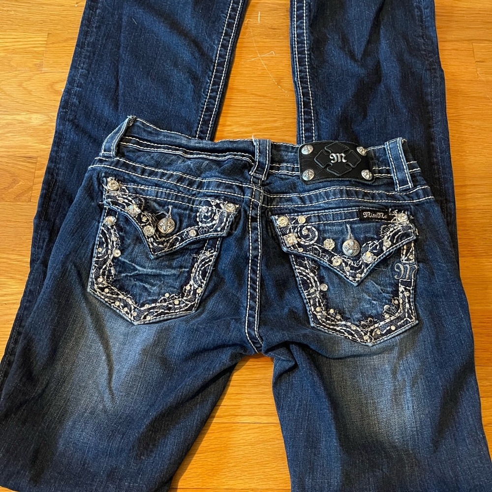 Women’s Miss Me Bootcut Jeans with Diamonds